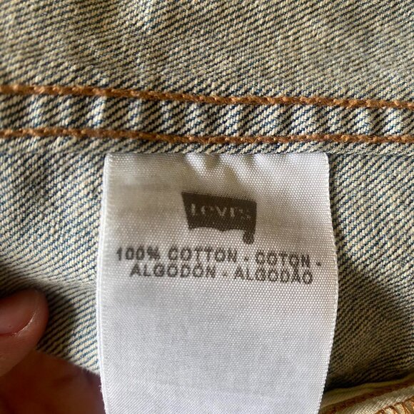 Vintage Levi's trucker denim fitted jacket size xs - Picture 4 of 4